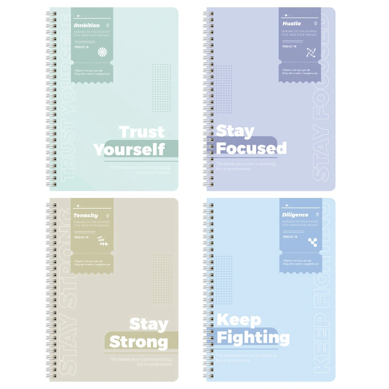 JOYPAPER College Ruled Spiral Notebook with lined inner pages
