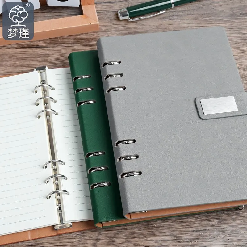 Leather A5 Loose Leaf Notebook